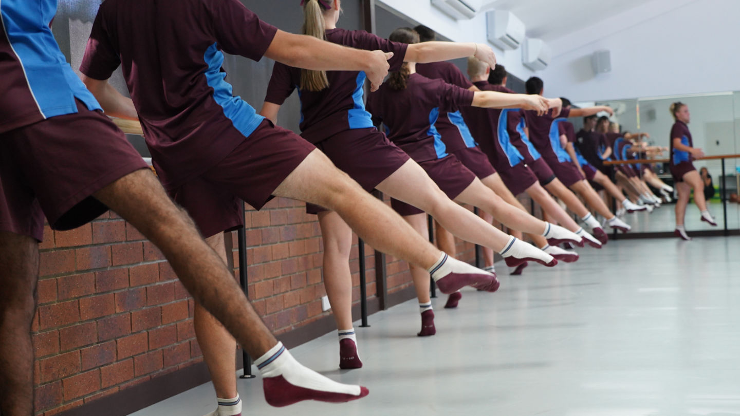 John Paul College’s elite athletes take to the barre